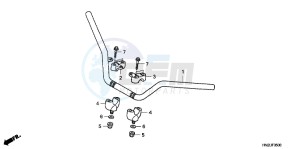 SH125DH UK - (E) drawing FRONT WINKER