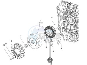 NRG 50 power DT drawing Flywheel magneto