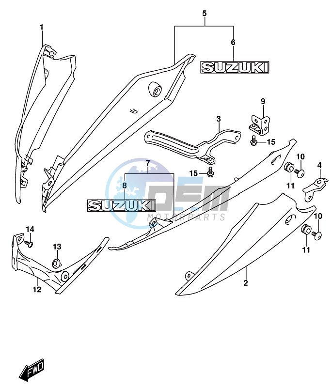 UNDER COWLING (GSX-S1000AUFL8 E21)