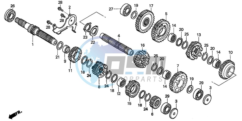 TRANSMISSION (NT650V2/3/4/5)