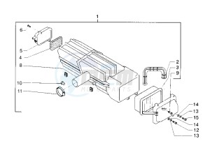 Hexagon GTX 125-180 drawing Air Cleaner