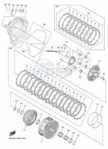 NIKEN MXT850 (BD5B) drawing CLUTCH