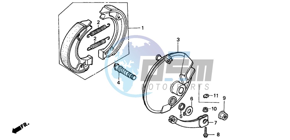 FRONT BRAKE PANEL