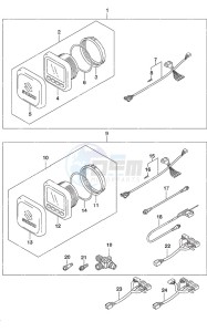 DF 150AP drawing Multi Function Gauge (1)