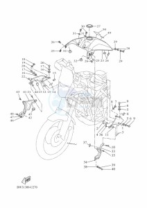 XTZ690 TENERE 700 (BNW1) drawing FUEL TANK 2