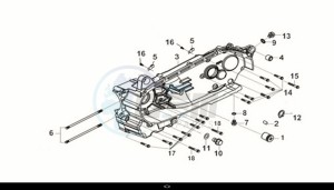 CRUISYM a 300 (LV30W2-EU) (M1) drawing L CRANK CASE COMP