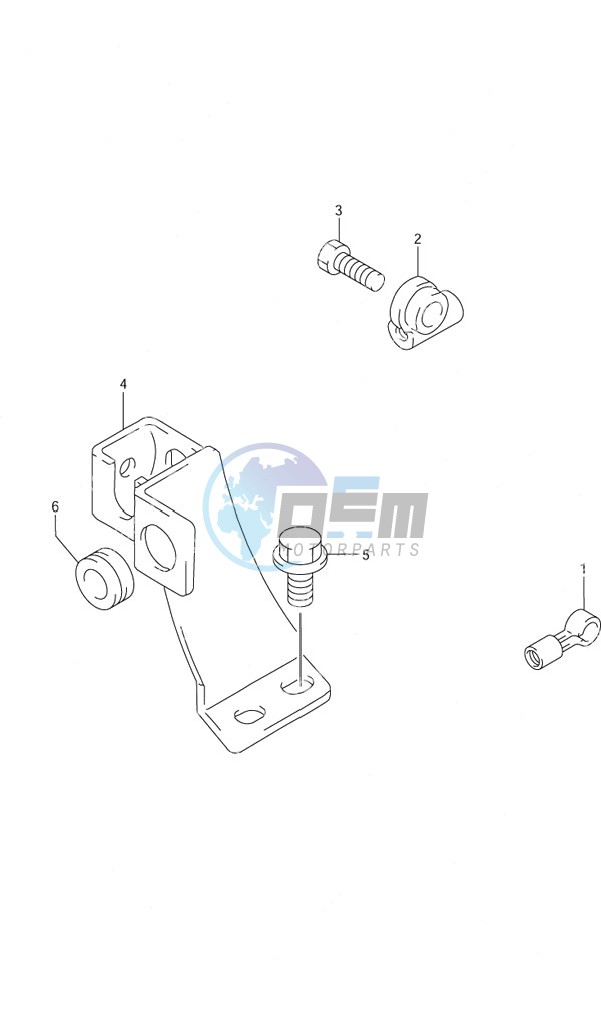 Remocon Cable Holder w/Remote Control