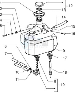 Zip 50 drawing Fuel Tank