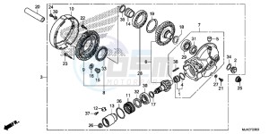 VT750CSE Shadow - VT750CS-E UK - (E) drawing FINAL DRIVEN GEAR