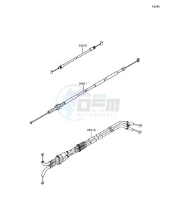 NINJA ZX-10R ABS ZX1000SGF XX (EU ME A(FRICA) drawing Cables