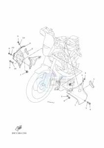 XTZ690 TENERE 700 (BEH1) drawing COWLING 2