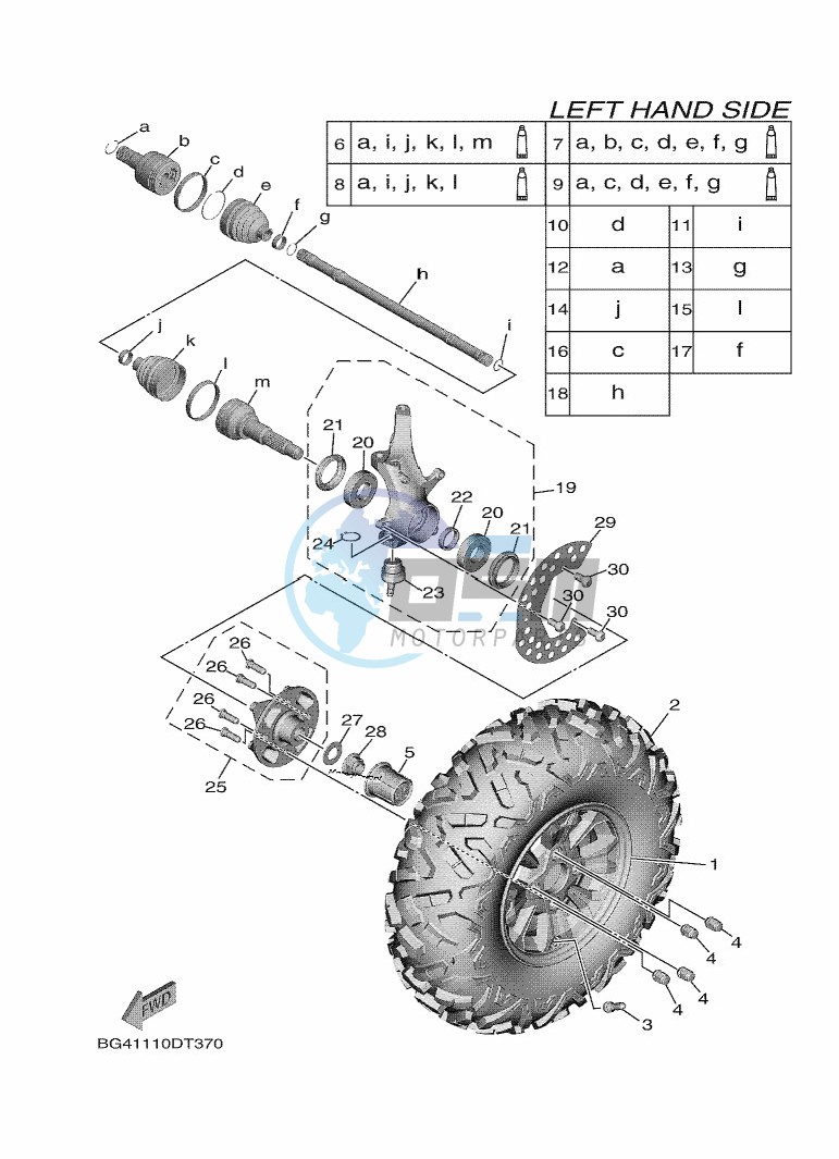 FRONT WHEEL