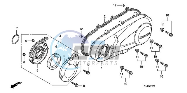 LEFT CRANKCASE COVER