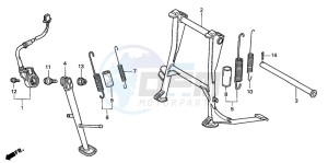 CB500S drawing STAND