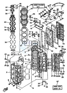 150ETN drawing CYLINDER--CRANKCASE