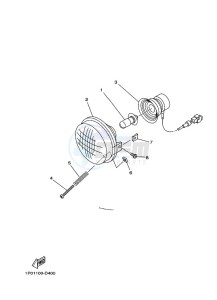 YFM700FWBD KODIAK 700 EPS (BGF1) drawing HEADLIGHT