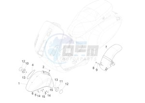 PRIMAVERA 150 4T 3V IGET ABS E4 (NAFTA) drawing Wheel housing - Mudguard