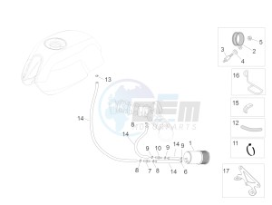 V7 II Stornello ABS 750 (USA) drawing Fuel vapour recover system