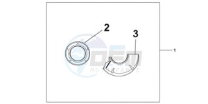 CBR1000RR9 Australia - (U / SPC) drawing CARBON CRANKCASE COVER SET