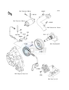 KVF 750 E [BRUTE FORCE 750 4X4I NRA OUTDOORS] (E8F-E9FA) E9FA drawing GENERATOR