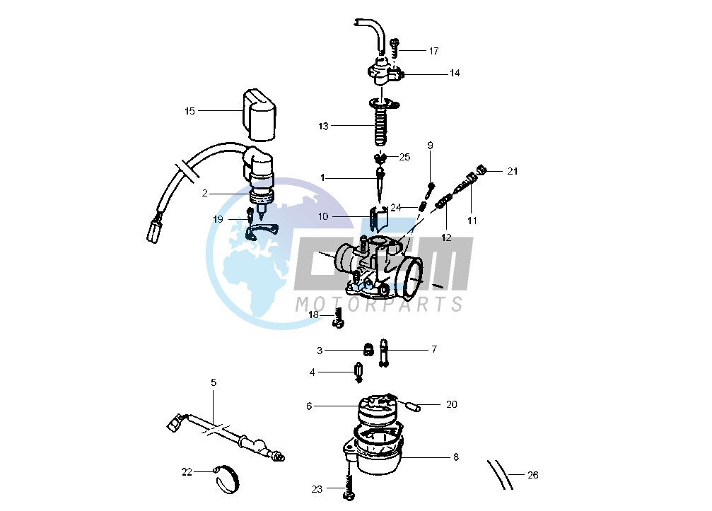 Carburetor DELL´ORTO