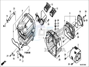 CBR500RAH CBR500R ED drawing AIR CLEANER