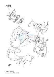 DL650 ABS V-STROM EU-UK drawing COWL BODY INSTALLATION PARTS