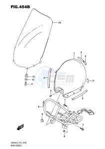 UH200 BURGMAN EU drawing WIND SCREEN