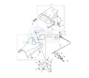 FZ8-N 800 drawing SEAT