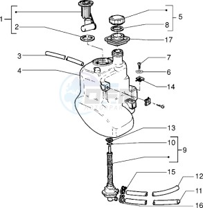 Sfera RST 50 drawing Fuel Tank