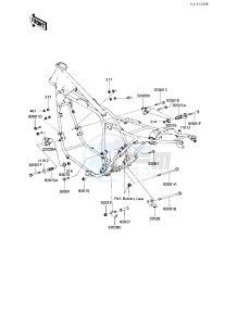 KZ 750 L [L3] drawing FRAME FITTINGS