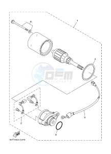 TT-R110E (5B6P 5B6R 5B6S 5B6S) drawing STARTING MOTOR