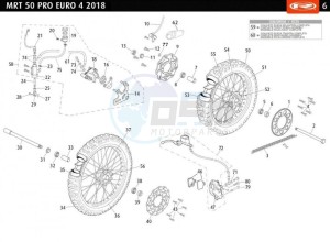 MRT-50-PRO-E4-FREE-JUMP-AZUL drawing WHEELS - BRAKES