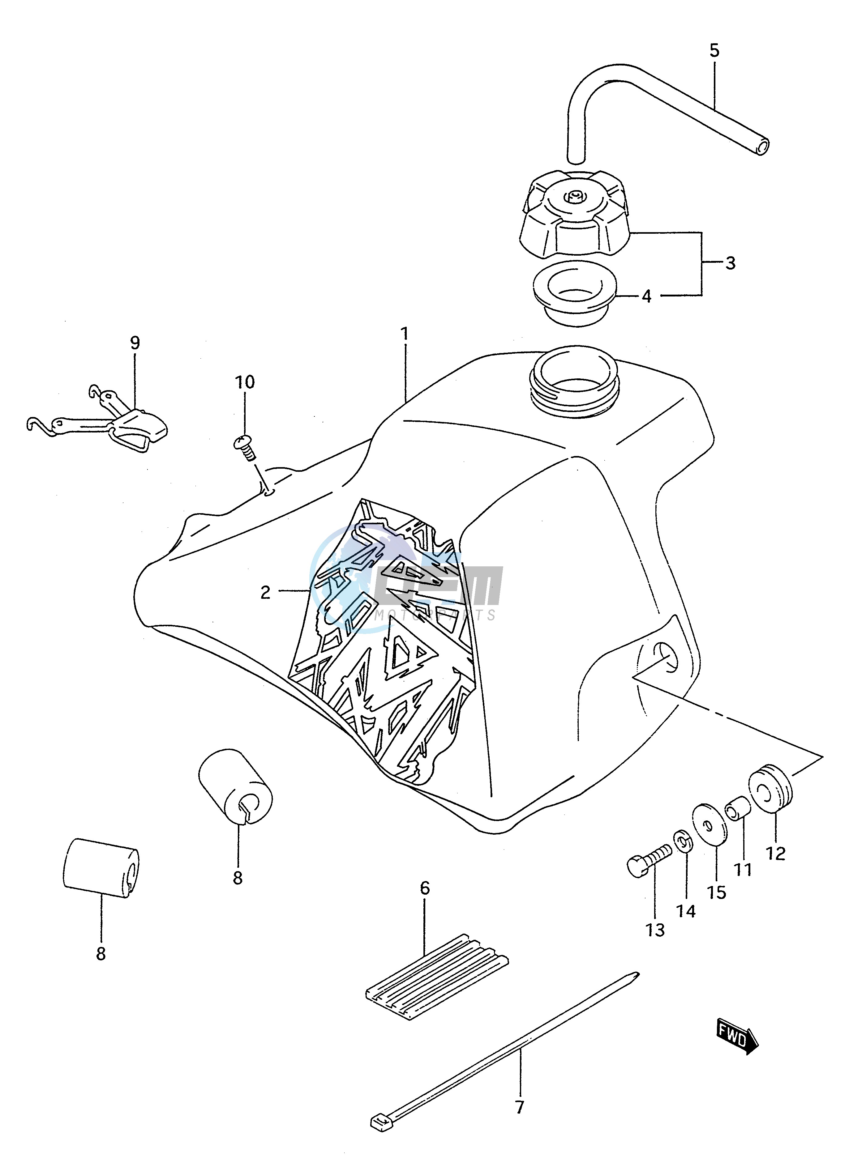 FUEL TANK (MODEL R S)