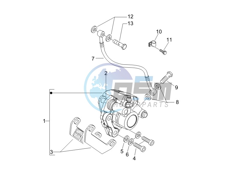 Brakes pipes - Calipers