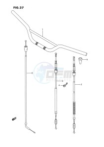 RMX250 (E3) drawing HANDLEBAR