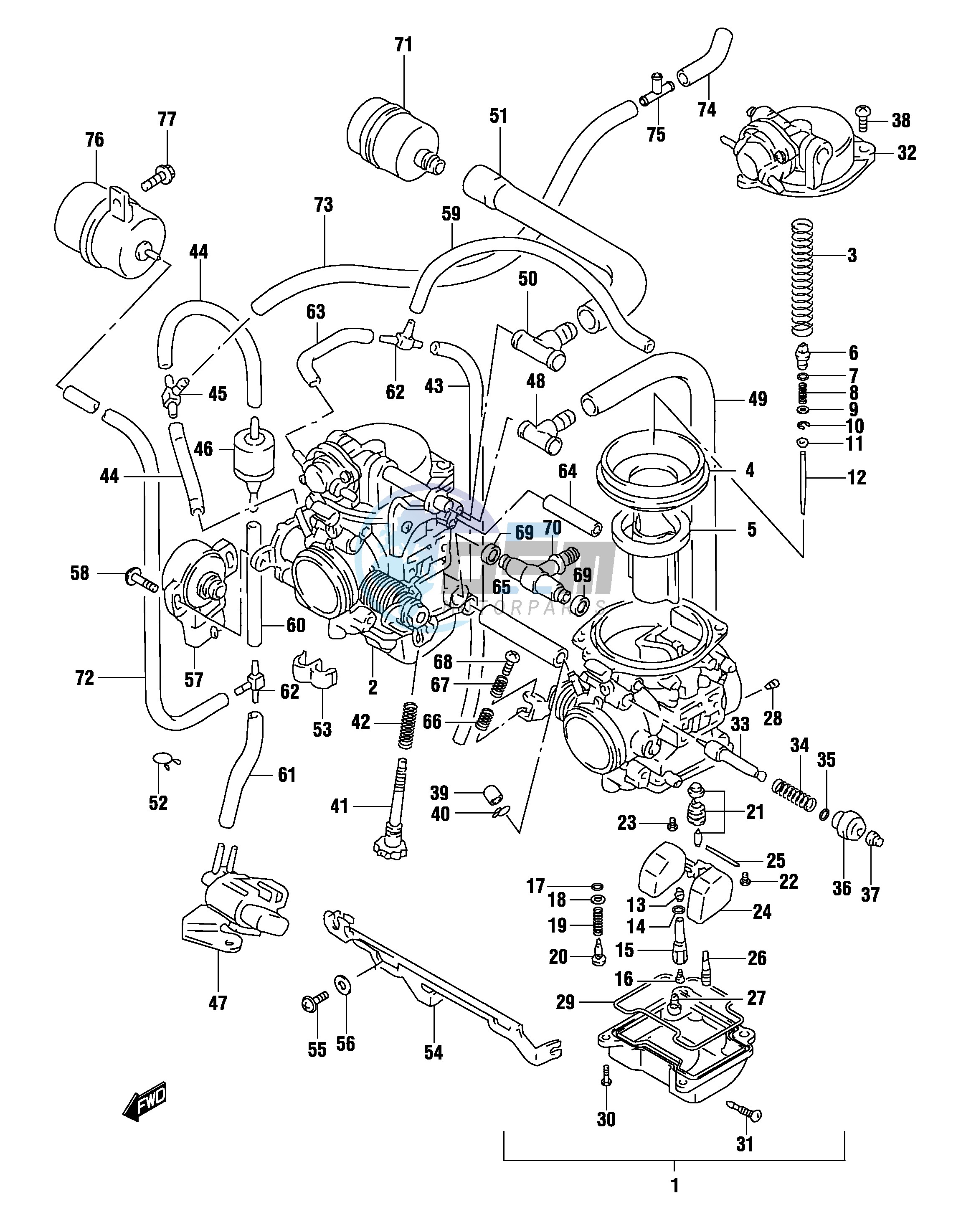 CARBURETOR (MODEL K4)