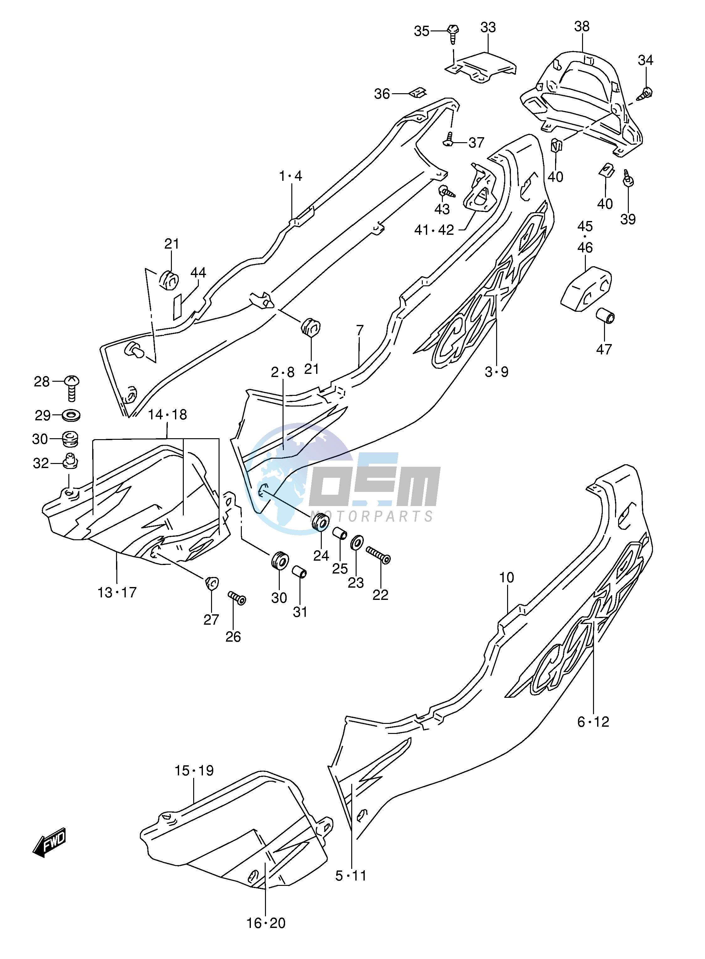 FRAME COVER (MODEL R)