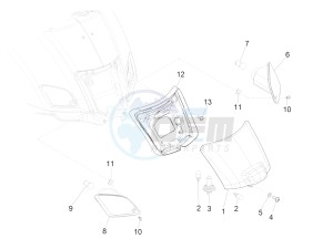 GTS 300 ie ABS E4 (EMEA) (EN, EU) drawing Rear headlamps - Turn signal lamps