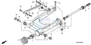 VT750C9 E / KMH drawing SWINGARM