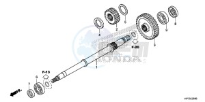 TRX420FAD TRX420 Europe Direct - (ED) drawing FINAL SHAFT