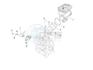 RS4 125 4T drawing Throttle body