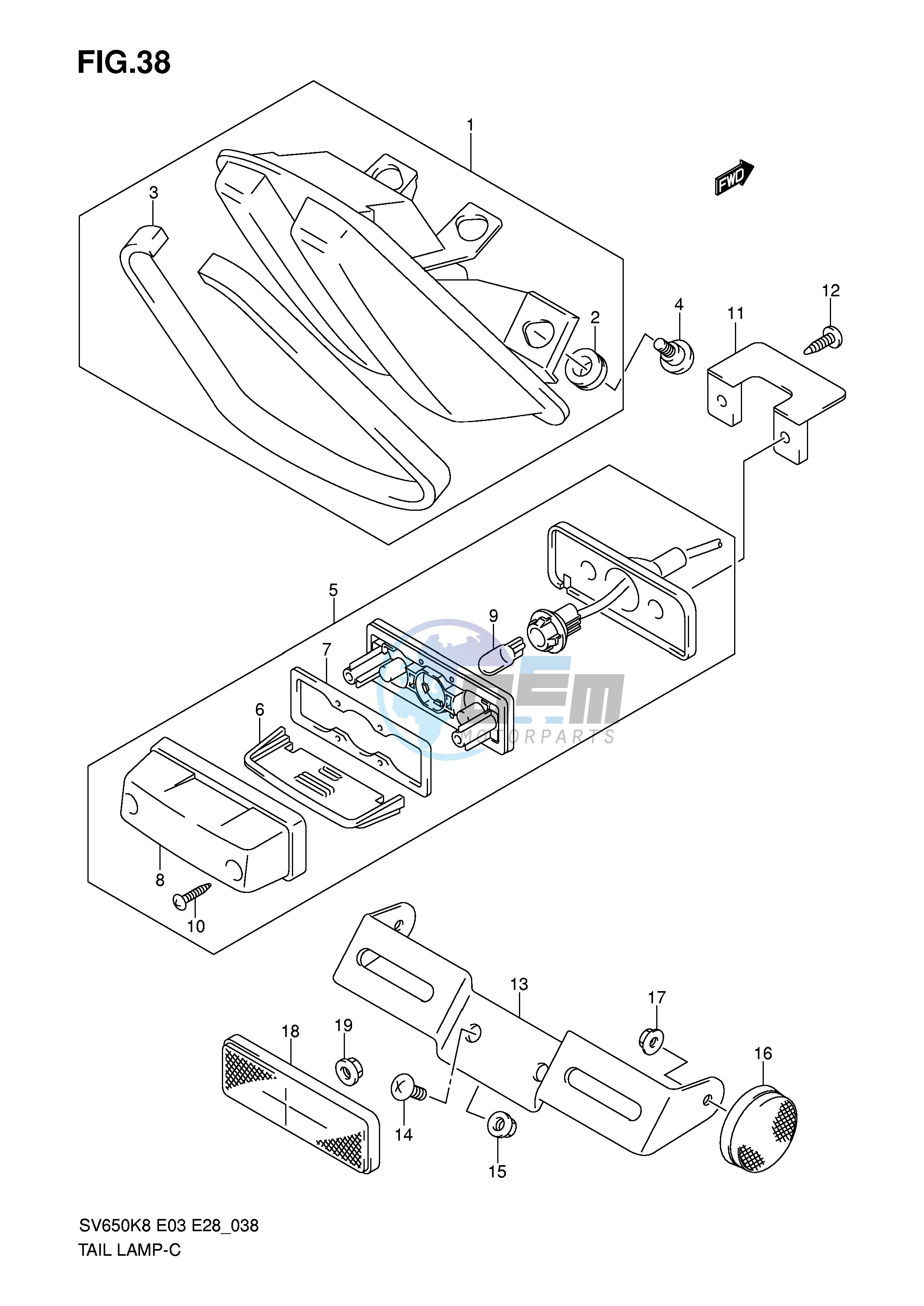 REAR COMBINATION LAMP