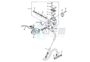 YZ 85 drawing FRONT MASTER CYLINDER