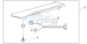 GL1800 drawing SPOILER R*NHA27M*