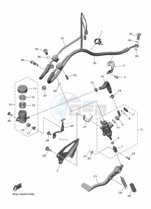 YZF1000D YZF-R1M (B4S6) drawing REAR MASTER CYLINDER