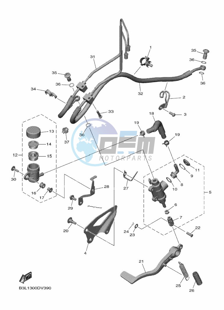 REAR MASTER CYLINDER