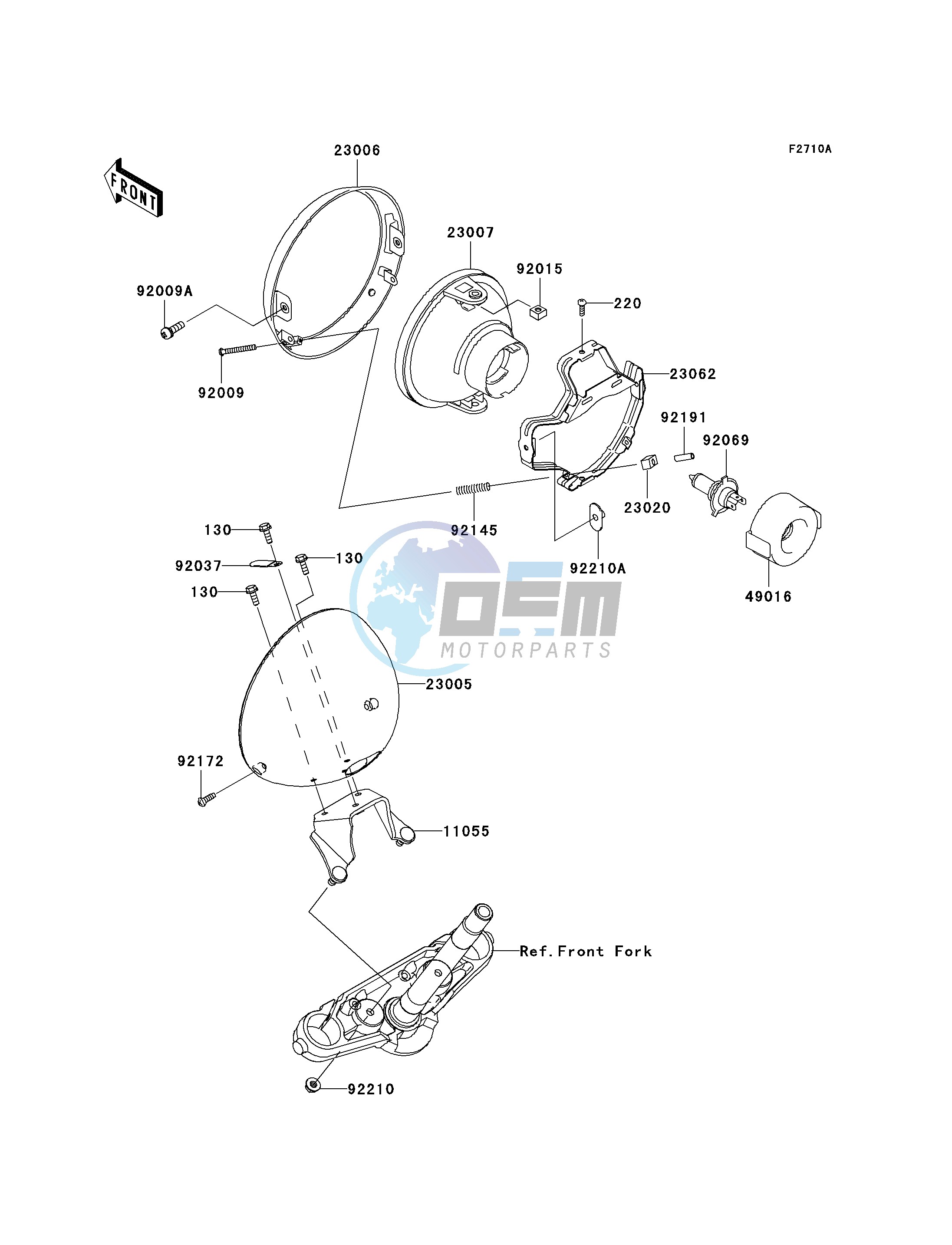 HEADLIGHT-- S- --- D9F- -