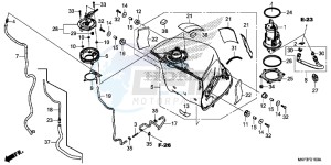 CBR1000S1H 2ED - (2ED) drawing FUEL TANK/ FUEL PUMP