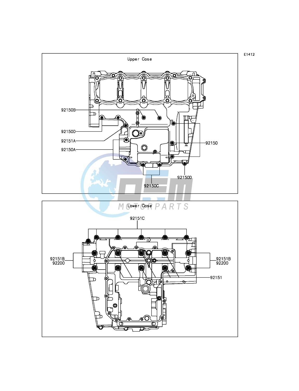 Crankcase Bolt Pattern